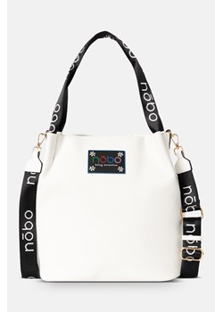 Torebka na ramię NOBO Daisy biała ze sklepu NOBOBAGS.COM w kategorii Torby Shopper bag - zdjęcie 171405711