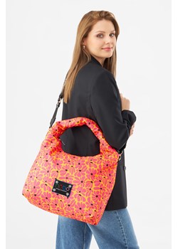 Tekstylna torba na ramię NOBO Daisy różowa ze sklepu NOBOBAGS.COM w kategorii Torby Shopper bag - zdjęcie 171405743