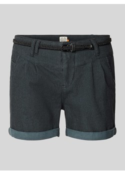 Szorty jeansowe o kroju regular fit z paskiem model ‘Heeven’ ze sklepu Peek&Cloppenburg  w kategorii Szorty - zdjęcie 171406073