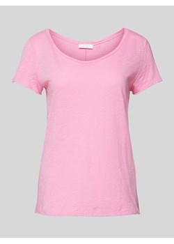 T-shirt z okrągłym dekoltem ze sklepu Peek&Cloppenburg  w kategorii Bluzki damskie - zdjęcie 171406200