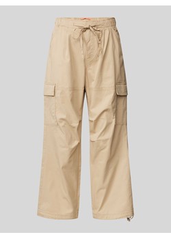 Spodnie cargo o kroju slim fit z elastycznym pasem ze sklepu Peek&Cloppenburg  w kategorii Spodnie damskie - zdjęcie 171406311