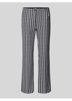 Spodnie ze wzorem na całej powierzchni i elastycznym pasem ze sklepu Peek&Cloppenburg  w kategorii Spodnie damskie - zdjęcie 171406472