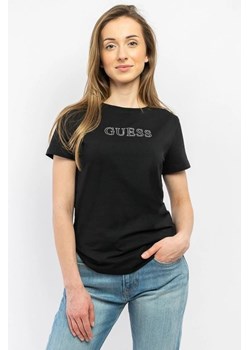 t-shirt damski guess v3bi11 j1314 czarny ze sklepu Royal Shop w kategorii Bluzki damskie - zdjęcie 171406564