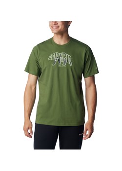 Koszulka męska Columbia ROCKAWAY RIVER OUTDOOR zielona 2036401352 ze sklepu a4a.pl w kategorii T-shirty męskie - zdjęcie 171407942