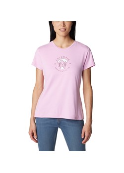 Koszulka damska Columbia SLOAN RIDGE GRAPHIC różowa 2077451561 ze sklepu a4a.pl w kategorii Bluzki damskie - zdjęcie 171408070