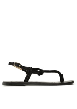 Sandały Manebi Suede Leather Sandals V 2.2 Y0 Czarny ze sklepu eobuwie.pl w kategorii Sandały damskie - zdjęcie 171408194