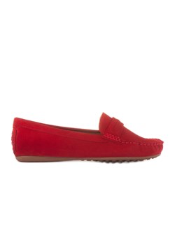 Marco Shoes Mokasyny Vigo czerwone ze sklepu ButyModne.pl w kategorii Mokasyny damskie - zdjęcie 171409292