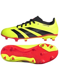 Buty piłkarskie adidas Predator League L Fg Jr IG7747 żółte ze sklepu ButyModne.pl w kategorii Buty sportowe dziecięce - zdjęcie 171409452