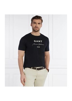 Gant T-shirt | Regular Fit ze sklepu Gomez Fashion Store w kategorii T-shirty męskie - zdjęcie 171410473