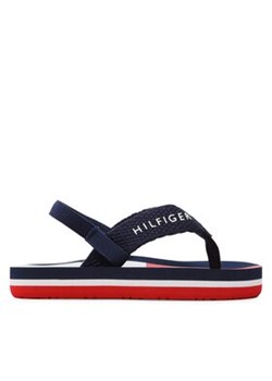 Tommy Hilfiger Sandały Flag Flap Flop T1B8-32917-0058 Granatowy ze sklepu MODIVO w kategorii Sandały dziecięce - zdjęcie 171411553