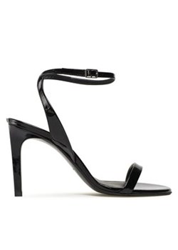 Calvin Klein Sandały Stilleto Sandal 90 - Patent HW0HW01632 Czarny ze sklepu MODIVO w kategorii Sandały damskie - zdjęcie 171411614