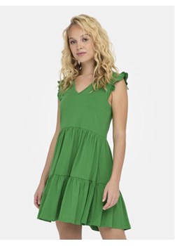 ONLY Sukienka letnia May 15226992 Zielony Regular Fit ze sklepu MODIVO w kategorii Sukienki - zdjęcie 171412502