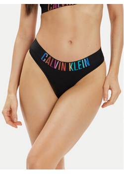 Calvin Klein Underwear Stringi 000QF7833E Czarny ze sklepu MODIVO w kategorii Majtki damskie - zdjęcie 171413020