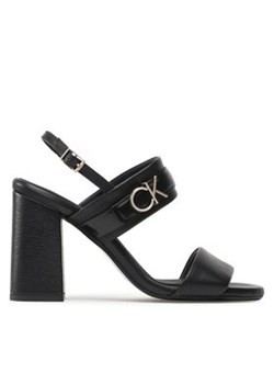 Calvin Klein Sandały Block Hl Sandal 85Hh W/Hw HW0HW01486 Czarny ze sklepu MODIVO w kategorii Sandały damskie - zdjęcie 171413174