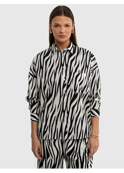 Koszula damska bawełniana z motywem zwierzęcym Rabio 100 ze sklepu Big Star w kategorii Koszule damskie - zdjęcie 171414383