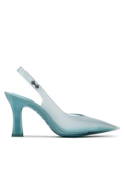 Sandały Melissa Slingback Heel + Larroude 33606 Niebieski ze sklepu eobuwie.pl w kategorii Czółenka - zdjęcie 171416330