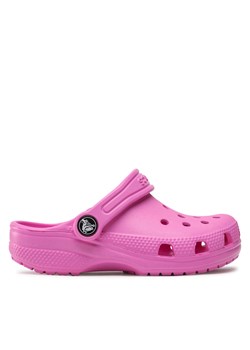 Klapki Crocs Classic Clog K 206991 Taffy Pink ze sklepu eobuwie.pl w kategorii Klapki dziecięce - zdjęcie 171417644