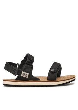 Sandały Jack Wolfskin Ecostride 2 Sandal W 4051771 Phantom/Cork ze sklepu eobuwie.pl w kategorii Sandały damskie - zdjęcie 171419074