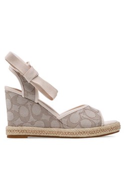 Coach Espadryle Page Jacquard C8929 Beżowy ze sklepu MODIVO w kategorii Espadryle damskie - zdjęcie 171420021