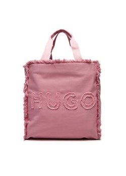 Hugo Torebka Becky Tote C. 50516662 Różowy ze sklepu MODIVO w kategorii Torby Shopper bag - zdjęcie 171420232