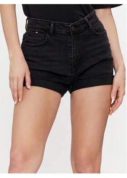 Noisy May Szorty jeansowe Moni 27029491 Czarny Slim Fit ze sklepu MODIVO w kategorii Szorty - zdjęcie 171420244