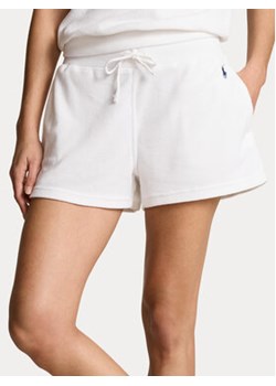 Polo Ralph Lauren Szorty sportowe 211936222001 Biały Regular Fit ze sklepu MODIVO w kategorii Szorty - zdjęcie 171420674