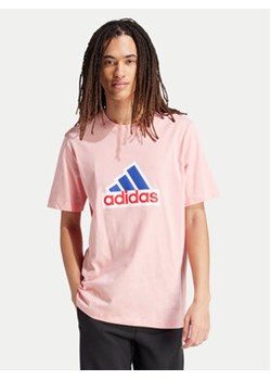 adidas T-Shirt Future Icons Badge of Sport IS8342 Różowy Loose Fit ze sklepu MODIVO w kategorii T-shirty męskie - zdjęcie 171420870