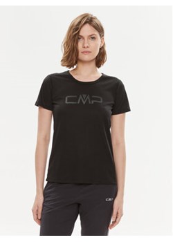 CMP Koszulka techniczna 39T5676P Czarny Regular Fit ze sklepu MODIVO w kategorii Bluzki damskie - zdjęcie 171420910