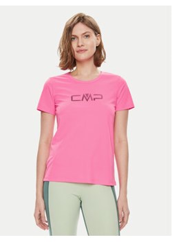 CMP Koszulka techniczna 39T5676P Różowy Regular Fit ze sklepu MODIVO w kategorii Bluzki damskie - zdjęcie 171420983