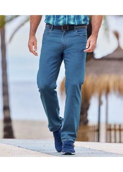 Niebieskie jeansy regular ze stretchem ze sklepu Atlas For Men w kategorii Jeansy męskie - zdjęcie 171421500