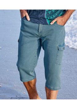Jasnoniebieskie, spodnie jeansowe 3/4 ze stretchem ze sklepu Atlas For Men w kategorii Spodnie męskie - zdjęcie 171421511