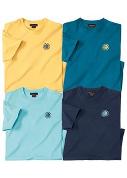 Zestaw 4 koszulek Palm Coast ze sklepu Atlas For Men w kategorii T-shirty męskie - zdjęcie 171421512
