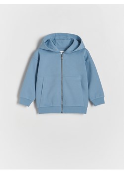 Reserved - Bluza oversize z kapturem - niebieski ze sklepu Reserved w kategorii Bluzy i swetry - zdjęcie 171425820