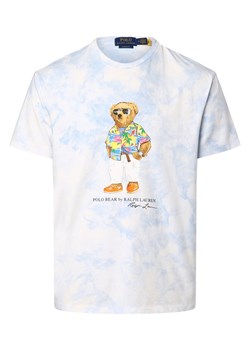Polo Ralph Lauren T-shirt - klasyczny krój Mężczyźni Bawełna jasnoniebieski nadruk ze sklepu vangraaf w kategorii T-shirty męskie - zdjęcie 171426041
