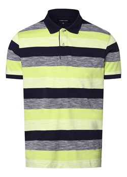 Andrew James Męska koszulka polo Mężczyźni Bawełna zielony w paski ze sklepu vangraaf w kategorii T-shirty męskie - zdjęcie 171426060