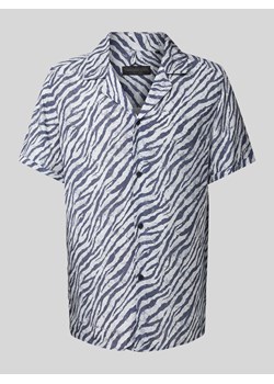 Koszula casualowa o kroju regular fit ze wzorem na całej powierzchni model ‘BIJAN’ ze sklepu Peek&Cloppenburg  w kategorii Koszule męskie - zdjęcie 171426534