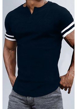 T-shirt ROBERNI NAVY ze sklepu Ivet Shop w kategorii T-shirty męskie - zdjęcie 171426903