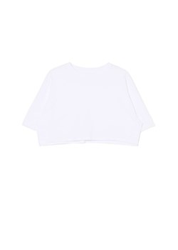 Cropp - Biały luźny t-shirt - biały ze sklepu Cropp w kategorii Bluzki damskie - zdjęcie 171428004