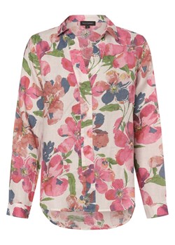 Franco Callegari Damska bluzka lniana Kobiety len wyrazisty róż wzorzysty ze sklepu vangraaf w kategorii Bluzki damskie - zdjęcie 171428030