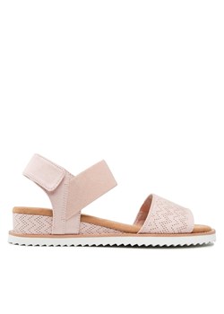 Sandały Skechers Desert Kiss 31440/BLSH Blush ze sklepu eobuwie.pl w kategorii Sandały damskie - zdjęcie 171430914