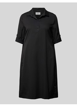 Sukienka koszulowa o długości do kolan w jednolitym kolorze ze sklepu Peek&Cloppenburg  w kategorii Sukienki - zdjęcie 171431870