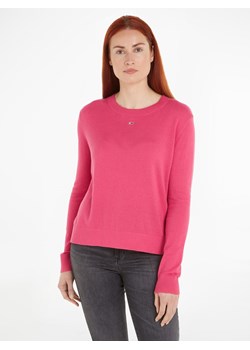 TOMMY JEANS Sweter w kolorze różowym ze sklepu Limango Polska w kategorii Swetry damskie - zdjęcie 171432260