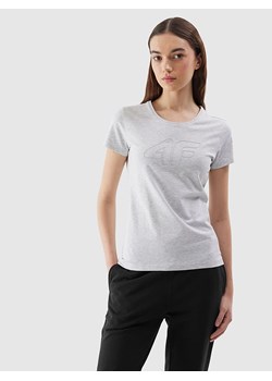 4F Koszulka w kolorze szarym ze sklepu Limango Polska w kategorii Bluzki damskie - zdjęcie 171432763