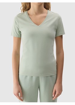4F Koszulka w kolorze zielonym ze sklepu Limango Polska w kategorii Bluzki damskie - zdjęcie 171432800
