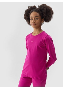4F Koszulka w kolorze różowym ze sklepu Limango Polska w kategorii Bluzki dziewczęce - zdjęcie 171433081