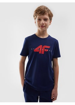 4F Koszulka w kolorze granatowym ze sklepu Limango Polska w kategorii T-shirty chłopięce - zdjęcie 171433220