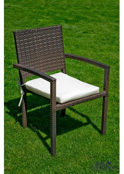 Krzesło technorattan brązowy ze sklepu Bello Giardino w kategorii Krzesła ogrodowe - zdjęcie 171433380