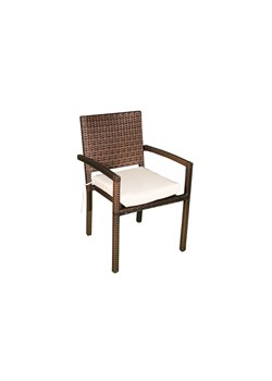 Krzesło technorattan brązowy ze sklepu Bello Giardino w kategorii Krzesła ogrodowe - zdjęcie 171433412