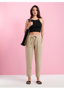 Sinsay - Spodnie - kremowy ze sklepu Sinsay w kategorii Spodnie damskie - zdjęcie 171434594