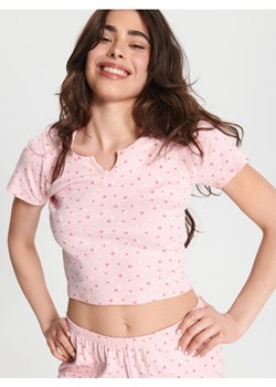 Sinsay - Piżama dwuczęściowa - różowy ze sklepu Sinsay w kategorii Piżamy damskie - zdjęcie 171434943